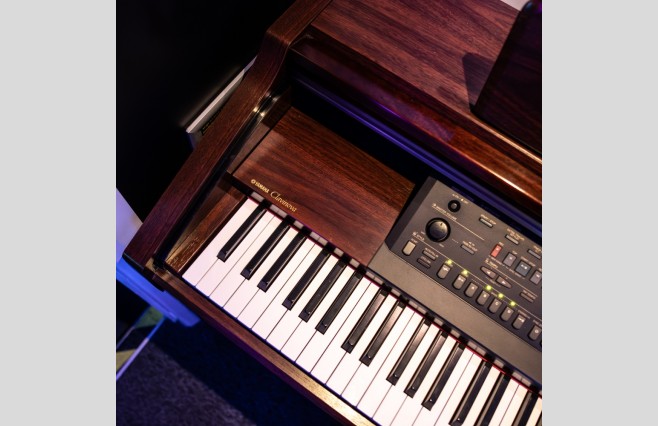 Used Yamaha CVP206 Satin Mahogany Digital Piano Complete Package (SN:601114) - Image 6